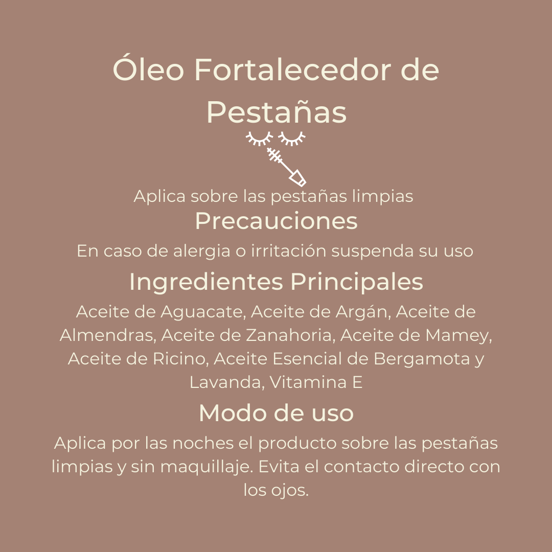 Óleo Fortalecedor de Pestañas