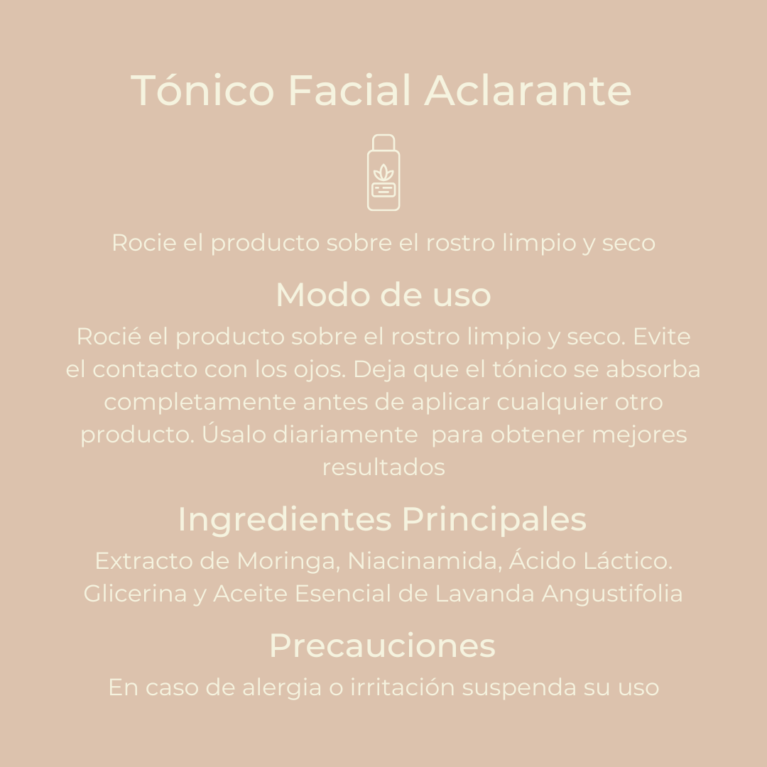 Tónico Facial Aclarante