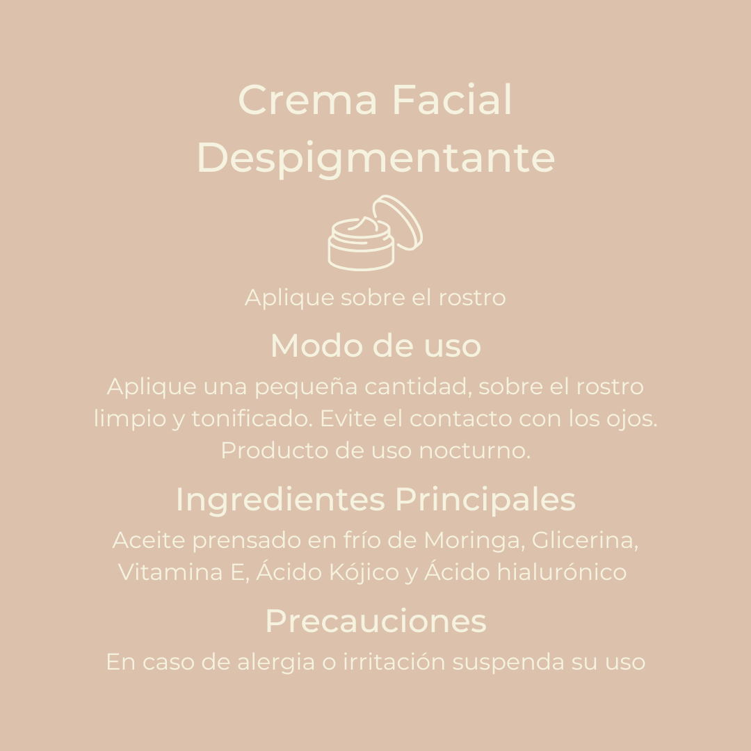 Crema Facial Despigmentante