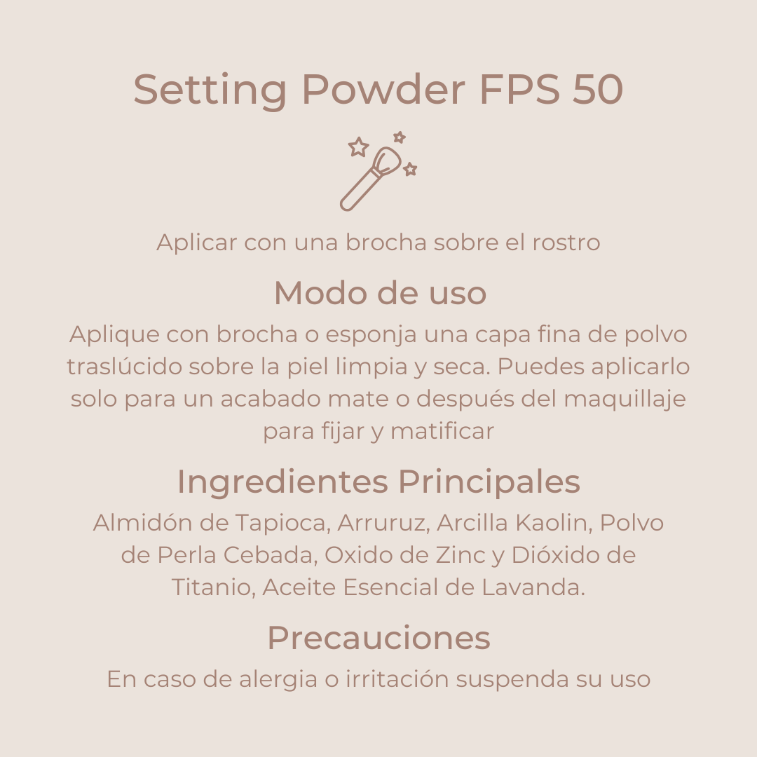 Setting Powder con FPS 50