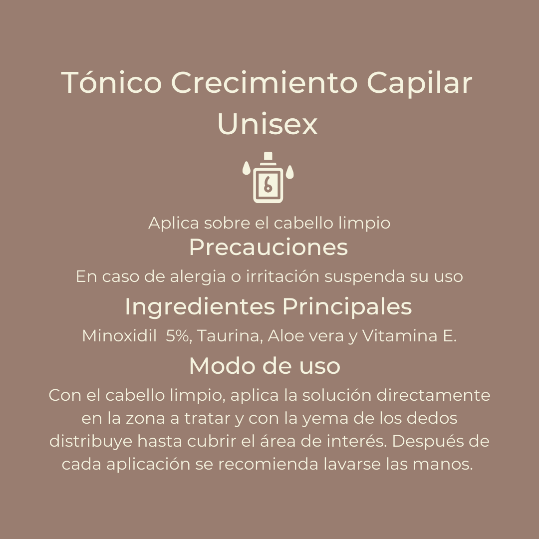 Tónico Crecimiento Capilar Unisex