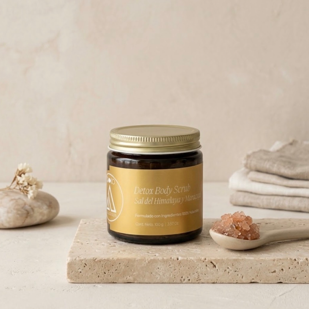 Detox Body Scrub. Sal del Himalaya y Maracuya